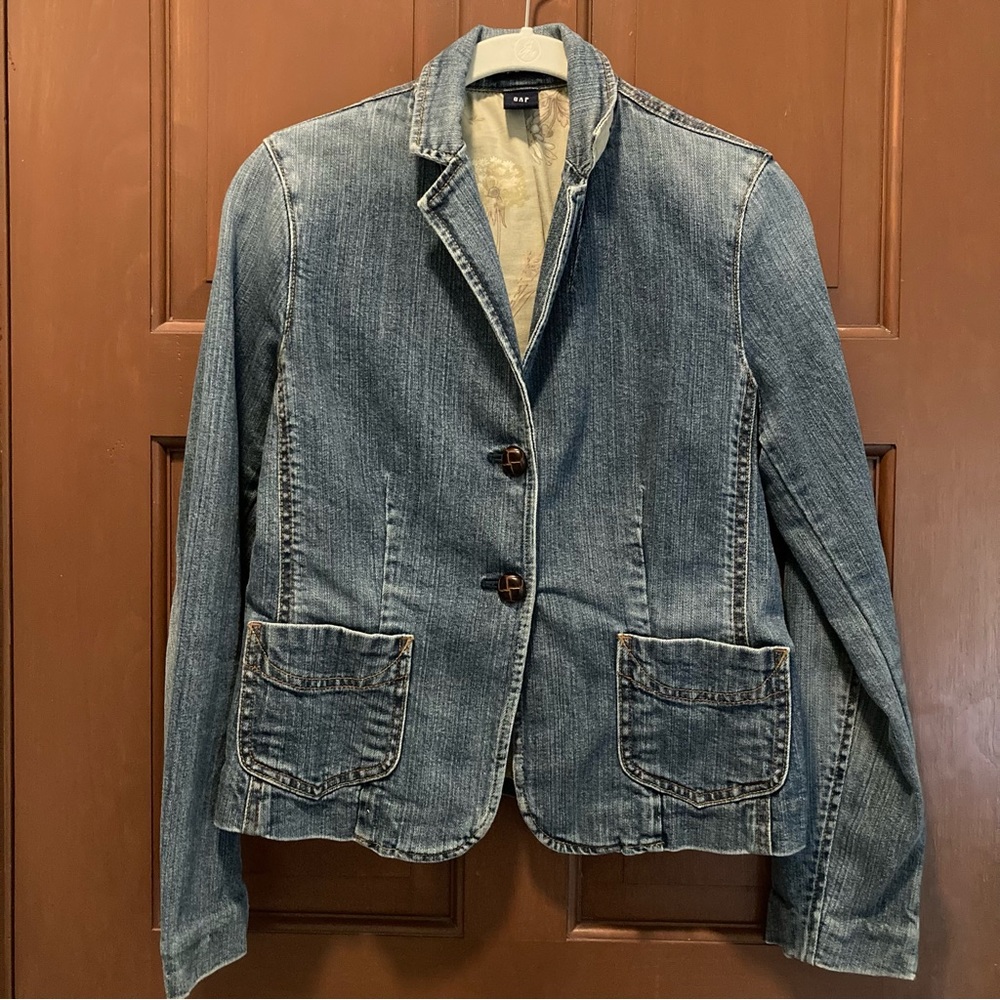 Gap Jean Blazer Jacket